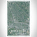 Bridgewater New Jersey Map Print Portrait Orientation in Afternoon Style With Shaded Background