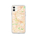 Custom Bridgewater Township New Jersey Map Phone Case in Watercolor
