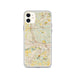 Custom Bridgewater Township New Jersey Map Phone Case in Woodblock