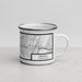 Right View Custom Bristol Connecticut Map Enamel Mug in Classic