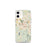 Custom Bristol Connecticut Map iPhone 12 mini Phone Case in Woodblock