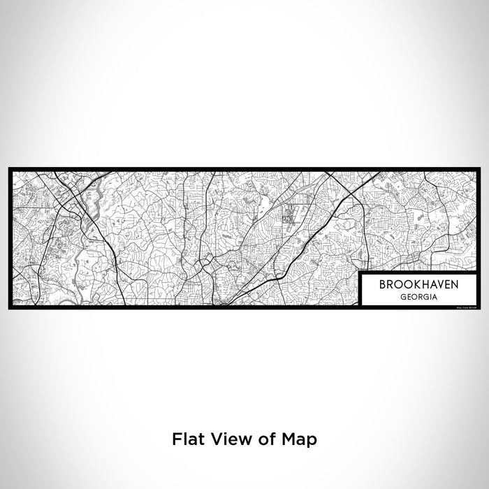Flat View of Map Custom Brookhaven Georgia Map Enamel Mug in Classic