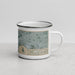 Right View Custom Brooklyn New York Map Enamel Mug in Afternoon