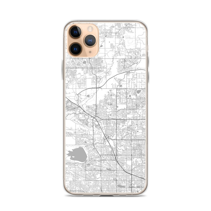 Custom Broomfield Colorado Map Phone Case in Classic
