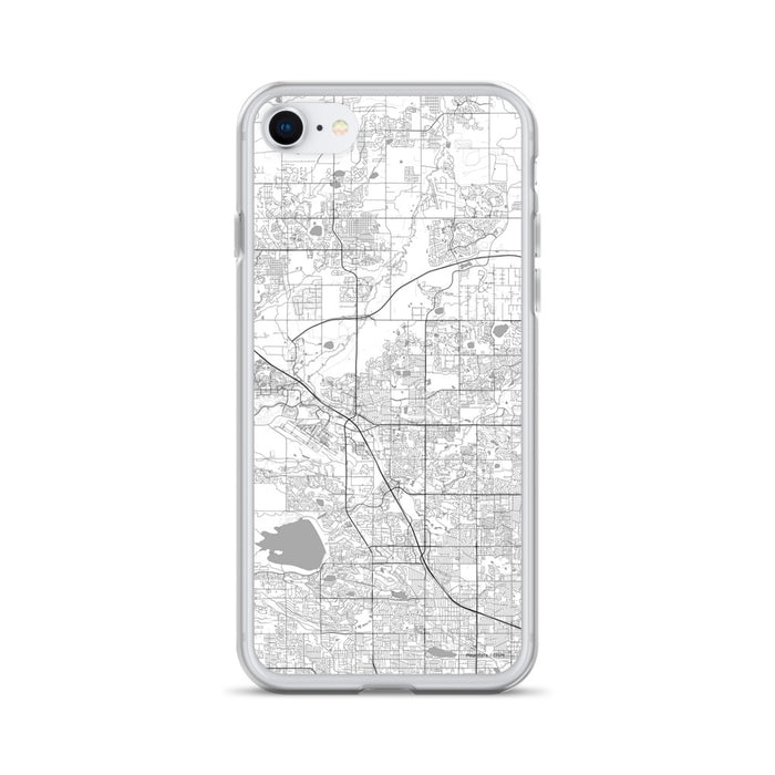 Custom Broomfield Colorado Map iPhone SE Phone Case in Classic