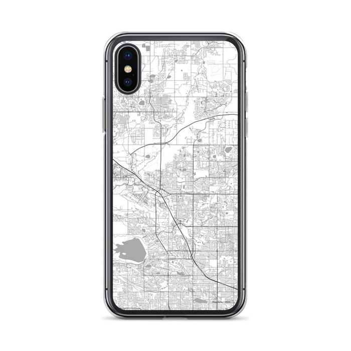 Custom Broomfield Colorado Map Phone Case in Classic
