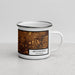 Right View Custom Broomfield Colorado Map Enamel Mug in Ember
