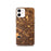 Custom Broomfield Colorado Map iPhone 12 Phone Case in Ember