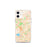Custom Broomfield Colorado Map iPhone 12 mini Phone Case in Watercolor