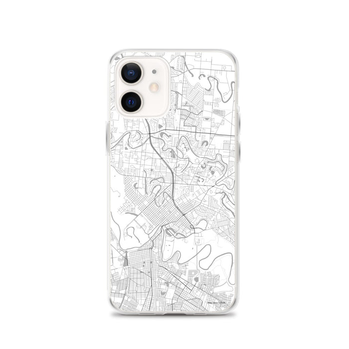 Custom Brownsville Texas Map iPhone 12 Phone Case in Classic