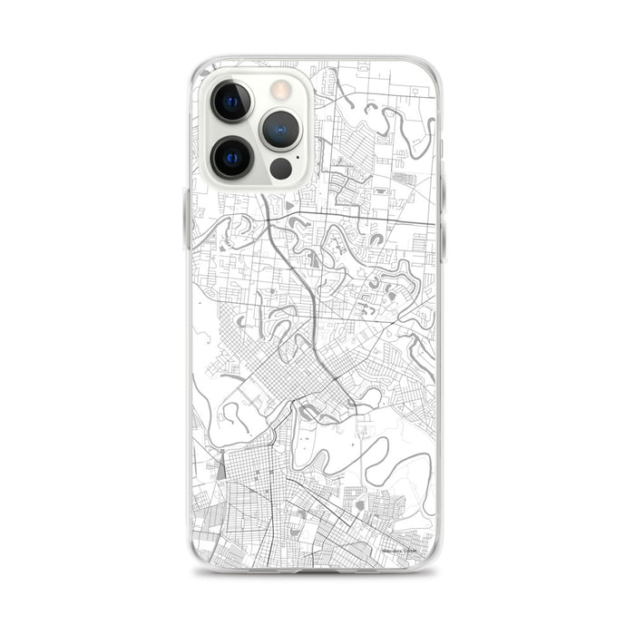 Custom Brownsville Texas Map iPhone 12 Pro Max Phone Case in Classic