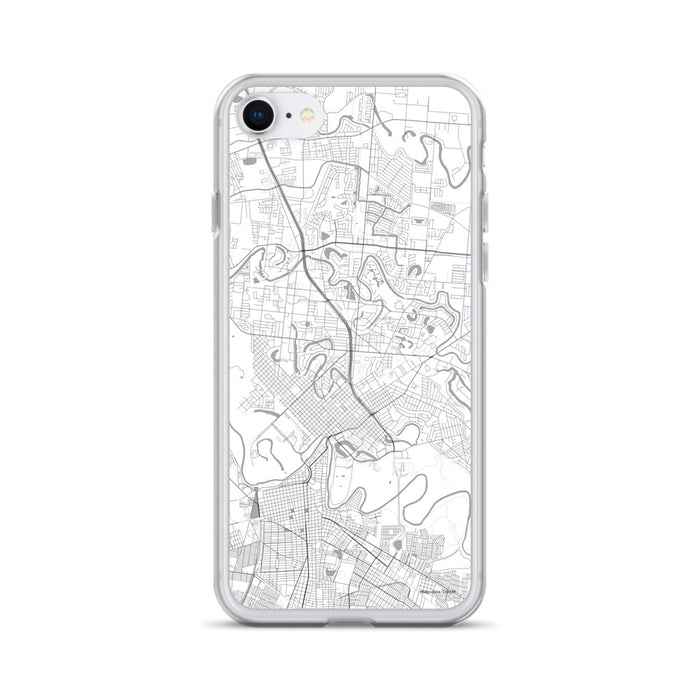 Custom Brownsville Texas Map iPhone SE Phone Case in Classic