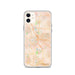 Custom Brownsville Texas Map Phone Case in Watercolor