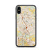 Custom Brownsville Texas Map Phone Case in Woodblock
