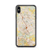 Custom Brownsville Texas Map Phone Case in Woodblock