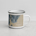 Right View Custom Brunswick Georgia Map Enamel Mug in Afternoon