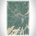 Brunswick Maine Map Print Portrait Orientation in Afternoon Style With Shaded Background