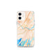 Custom iPhone 12 mini Brunswick Maine Map Phone Case in Watercolor
