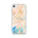 Custom iPhone SE Brunswick Maine Map Phone Case in Watercolor