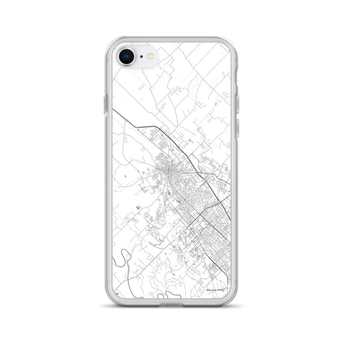 Custom Bryan Texas Map iPhone SE Phone Case in Classic