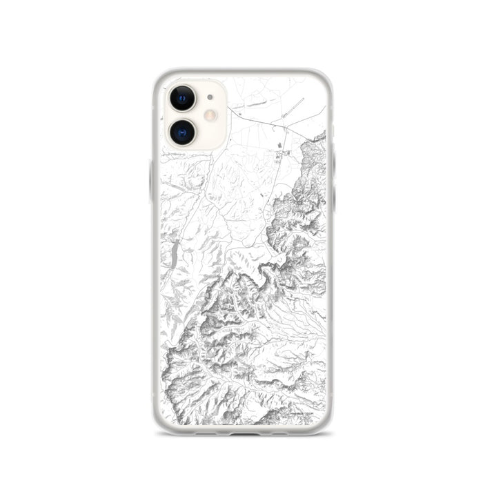 Custom Bryce Canyon National Park Map Phone Case in Classic
