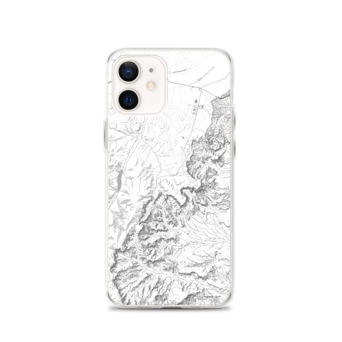 Custom Bryce Canyon National Park Map iPhone 12 Phone Case in Classic