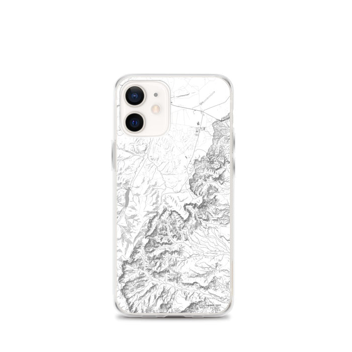 Custom Bryce Canyon National Park Map iPhone 12 mini Phone Case in Classic
