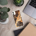 Custom Bryce Canyon National Park Map Phone Case in Ember
