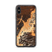Custom Bryce Canyon National Park Map Phone Case in Ember