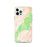 Custom Bryce Canyon National Park Map iPhone 12 Pro Phone Case in Watercolor
