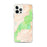 Custom Bryce Canyon National Park Map iPhone 12 Pro Max Phone Case in Watercolor