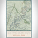 Bryce Canyon National Park Map Print Portrait Orientation in Woodblock Style With Shaded Background