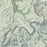 Bryce Canyon National Park Map Print in Woodblock Style Zoomed In Close Up Showing Details