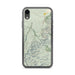 Custom Bryce Canyon National Park Map Phone Case in Woodblock