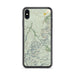Custom Bryce Canyon National Park Map Phone Case in Woodblock