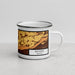 Right View Custom Buckeye Arizona Map Enamel Mug in Ember