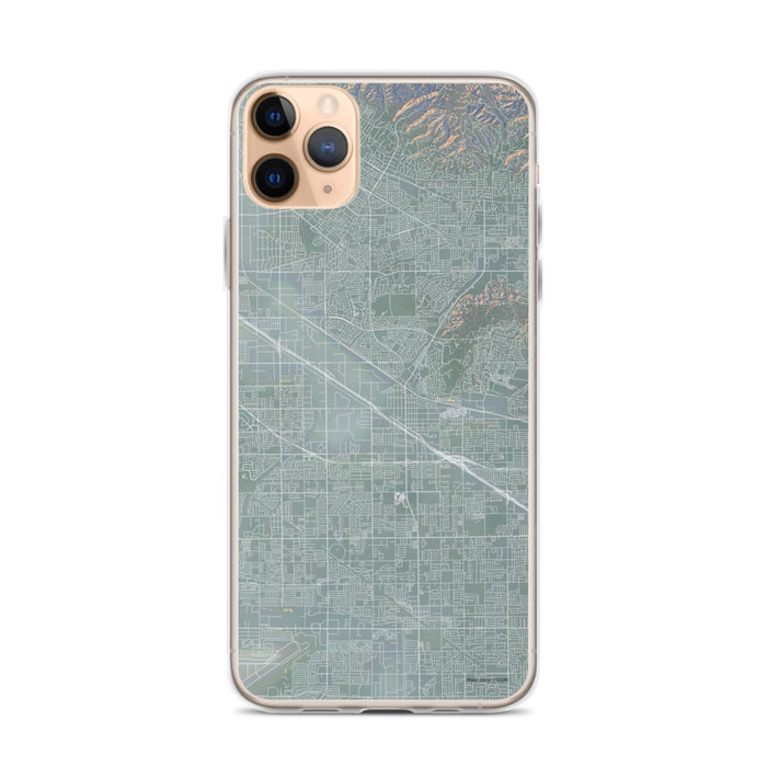 Custom iPhone 11 Pro Max Buena Park California Map Phone Case in Afternoon