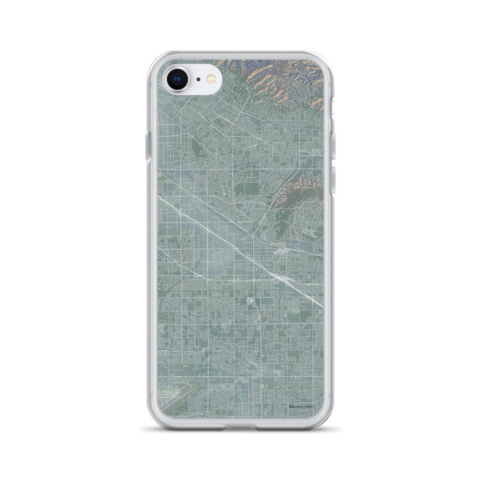 Custom iPhone SE Buena Park California Map Phone Case in Afternoon