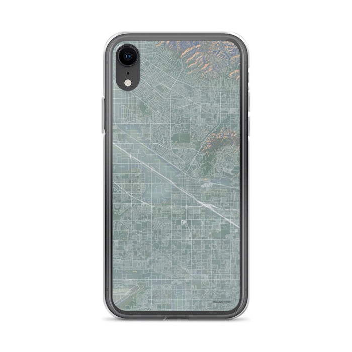 Custom iPhone XR Buena Park California Map Phone Case in Afternoon