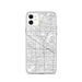 Custom iPhone 11 Buena Park California Map Phone Case in Classic
