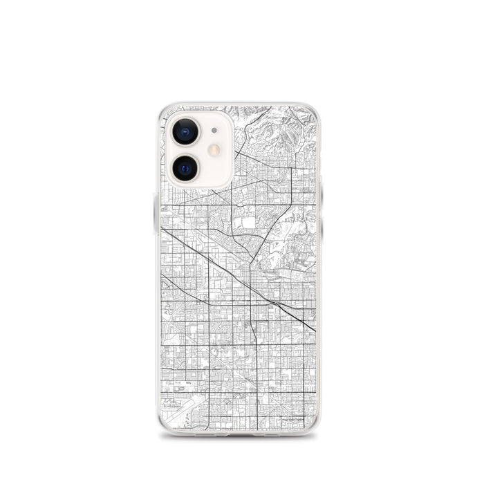 Custom iPhone 12 mini Buena Park California Map Phone Case in Classic