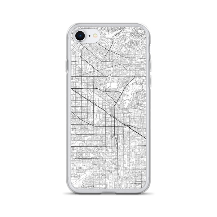 Custom iPhone SE Buena Park California Map Phone Case in Classic