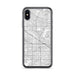 Custom iPhone X/XS Buena Park California Map Phone Case in Classic