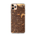 Custom iPhone 11 Pro Max Buena Park California Map Phone Case in Ember