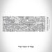 Rendered View of Buena Park California Map Engraving on 10oz Stainless Steel Insulated Cup with Sliding Lid in White