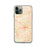 Custom iPhone 11 Pro Buena Park California Map Phone Case in Watercolor