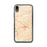 Custom iPhone XR Buena Park California Map Phone Case in Watercolor
