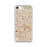 Custom iPhone SE Buena Park California Map Phone Case in Woodblock