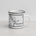 Right View Custom Buena Vista Colorado Map Enamel Mug in Classic