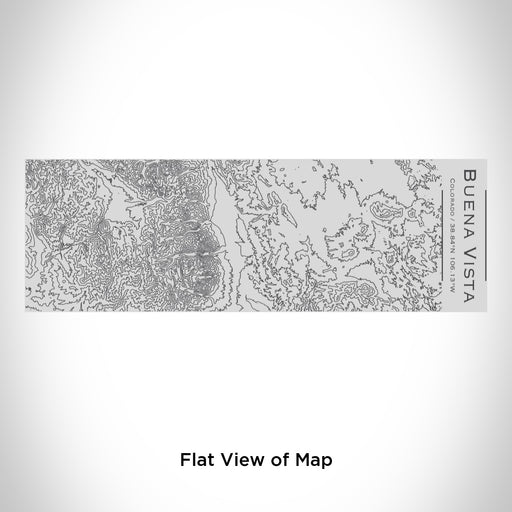 Rendered View of Buena Vista Colorado Map Engraving on 10oz Stainless Steel Insulated Cup with Sipping Lid